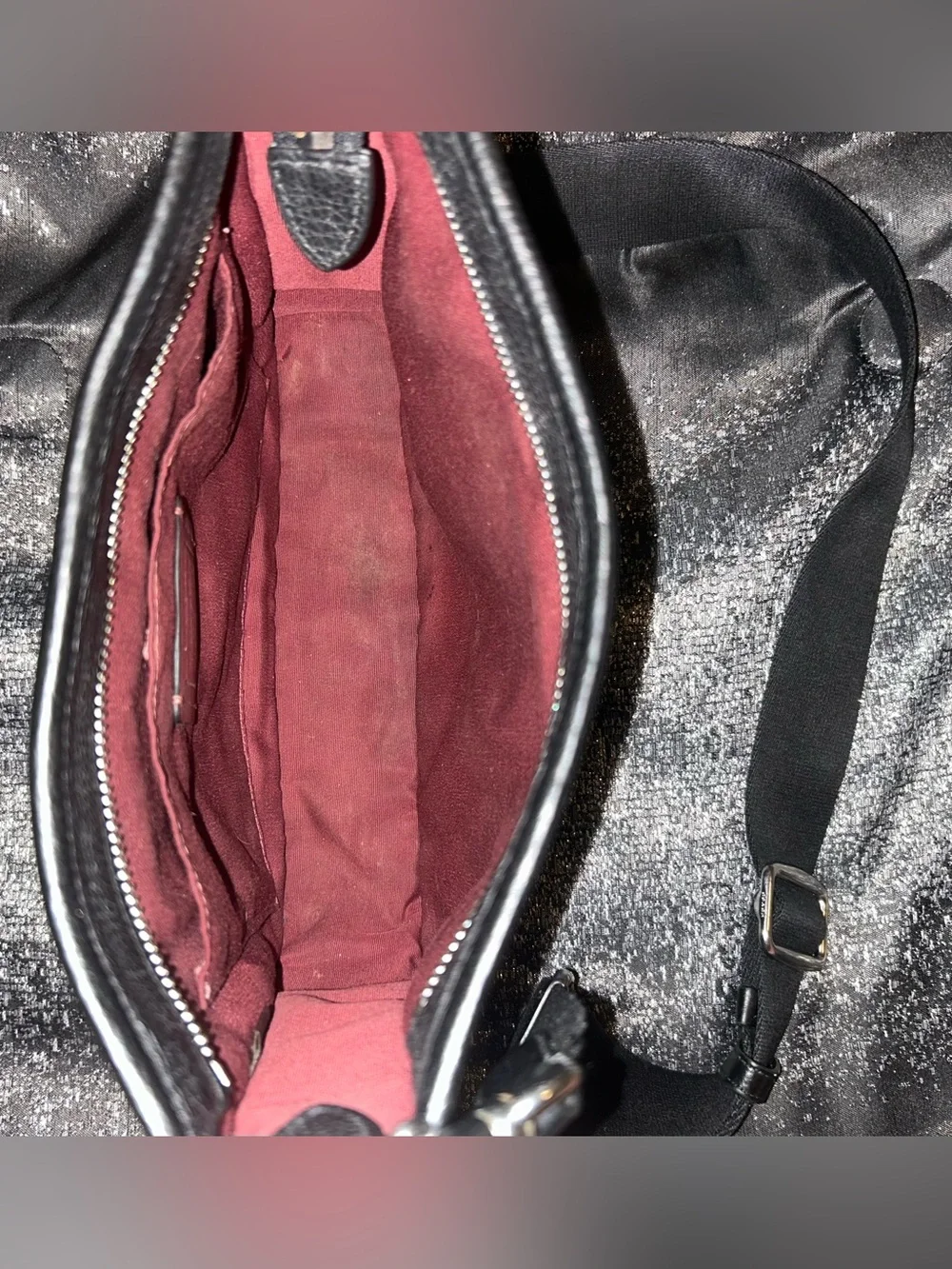 Coach Dempsey File Bag CA195 Signature Jacquard Stripe Crossbody